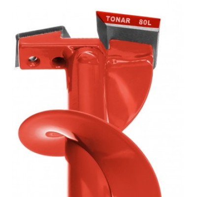 Ледобур спортивный Тонар ЛР-080 Спорт левое вращение (цельнотянутый шнек) LS-80LD-1, диам 80 мм - фото, цена в Магазин товаров для рыбалки и туризма - Fishers.by