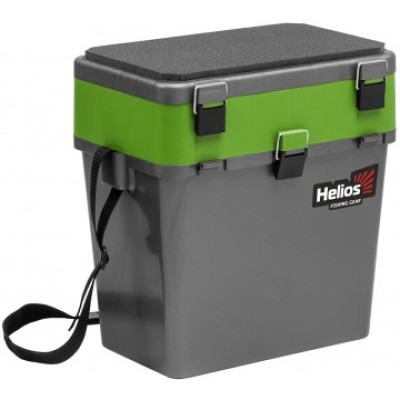 Ящик рыболовный зимний двухполочный Helios зеленый (19 л) - фото, цена в Магазин товаров для рыбалки и туризма - Fishers.by