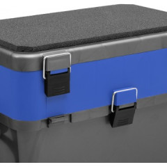 Ящик рыболовный зимний двухполочный Helios синий(19 л)