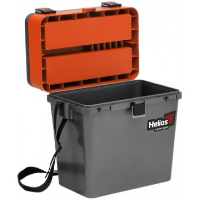Ящик рыболовный зимний двухполочный Helios ораньжевый (19 л) - фото, цена в Магазин товаров для рыбалки и туризма - Fishers.by