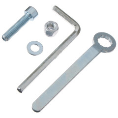 Комплект под мотобур, шнек MOTOSHTORM 130R+адаптер+молоточек, (правое вращение),T-SMS130R-ASH-02