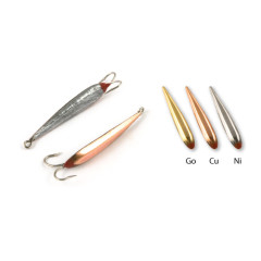 Блесна зимняя Akara Окуневая №104 с двойником 4 г (10 шт)