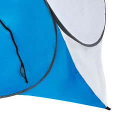 Палатка зимняя Premier Fishing автомат 2*2 бело-голубая дно на молнии (PR-D-TNC-038-2)