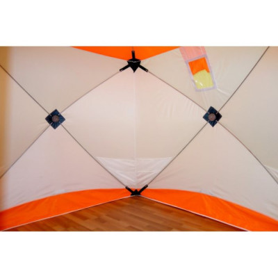 Палатка зимняя однослойная куб Пингвин Призма (компазитн.каркас) 1.85x1.75x1.85м - фото, цена в Магазин товаров для рыбалки и туризма - Fishers.by