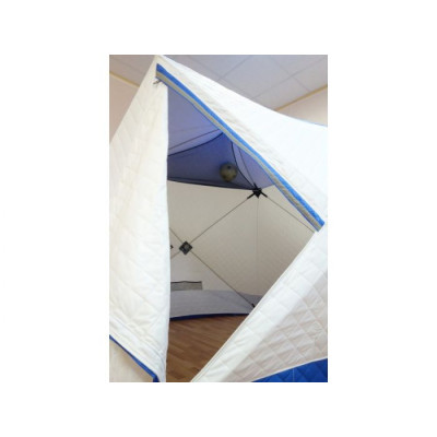 Палатка зимняя трехслойная куб Пингвин Призма Премиум Термолайт, 2.15x2.0x2.15м - фото, цена в Магазин товаров для рыбалки и туризма - Fishers.by