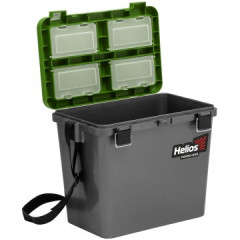Ящик зимний Hellios зеленый односекционный  (19 л)