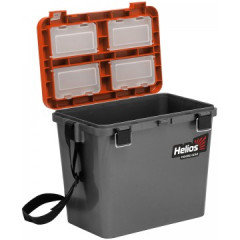 Ящик зимний Hellios оранжевый односекционный  (19 л)