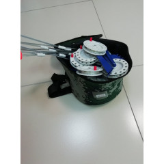 Набор жерлиц оснащенных на диске 19 см Akara, в сумке (10 шт)