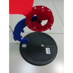 Жерлица оснащенная Щука с фиксатором (d-200мм, катушка d-85мм)