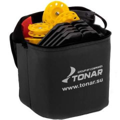 Набор жерлиц в сумке оснащенных ЖЗО-02М (d-185мм.катушка d-85мм) (10шт) ТОНАР