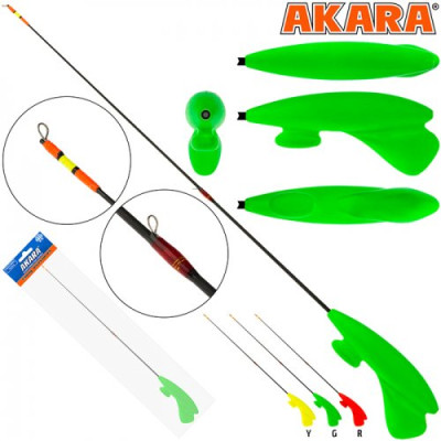 Удочка зимняя Akara Lucky Punch F 360 с кольцами - фото, цена в Магазин товаров для рыбалки и туризма - Fishers.by