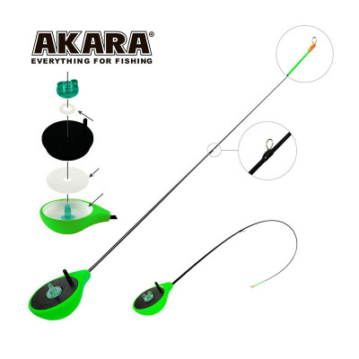 Удочка зимняя Akara FINEZZA RBS (1-3.6 гр), 39.5 см - фото, цена в Магазин товаров для рыбалки и туризма - Fishers.by