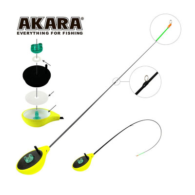 Удочка зимняя Akara FINEZZA RBS (1-3.6 гр), 39.5 см - фото, цена в Магазин товаров для рыбалки и туризма - Fishers.by