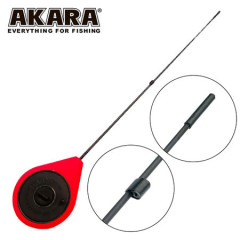 Удочка зимняя Akara Prima GL с силиконовым стопором (0.5-6 гр), 26 см