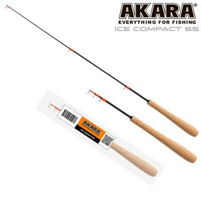 Удочка зимняя Akara  Ice Compact (5-20) 67.5 см - фото, цена в Магазин товаров для рыбалки и туризма - Fishers.by