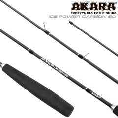 Удочка зимняя Akara Ice Power Carbon (15-70), 63 см