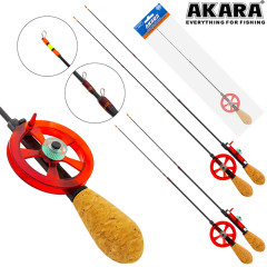Удочка зимняя Akara LEADER HFTC( (2-8гр), 54 см