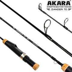 Удочка зимняя Akara Zander Hard (10-40), 70 см